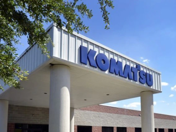 Komatsu logo taller