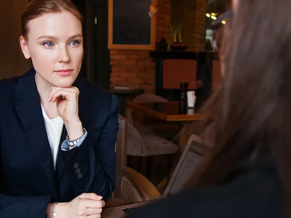 Executive woman in a meeting