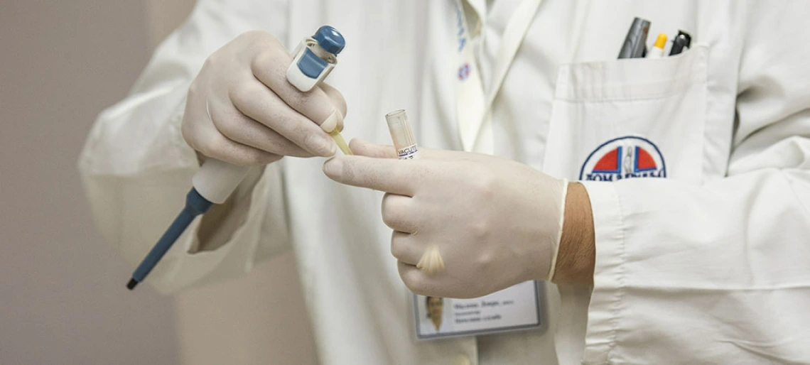 doctor holding medical instruments