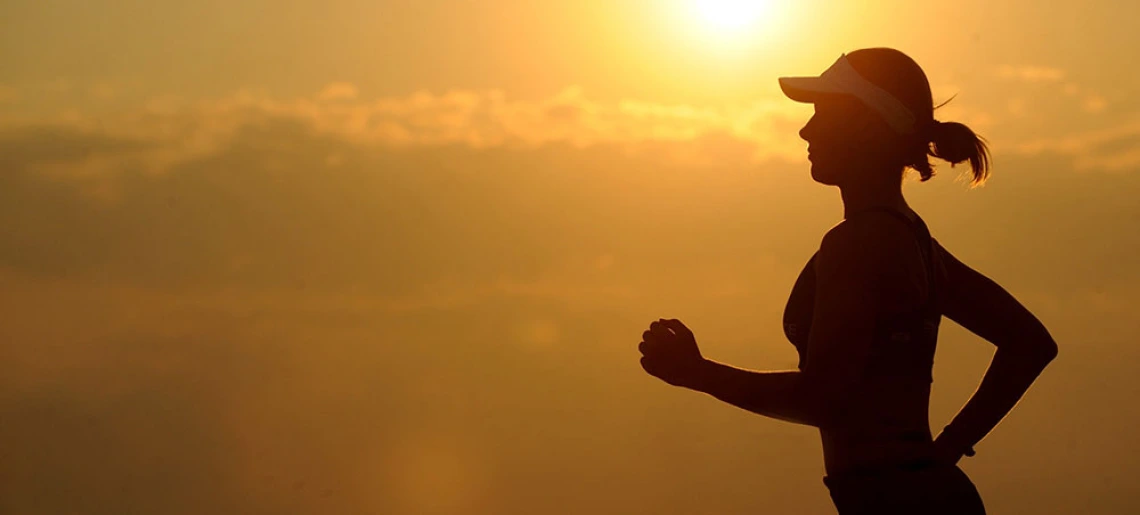 woman running